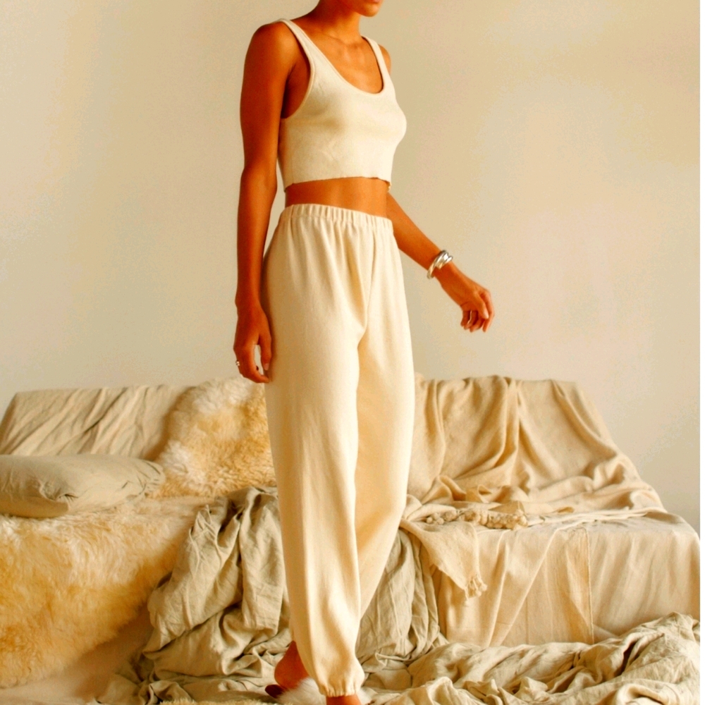 Dara Pant and Maggie top set in cream